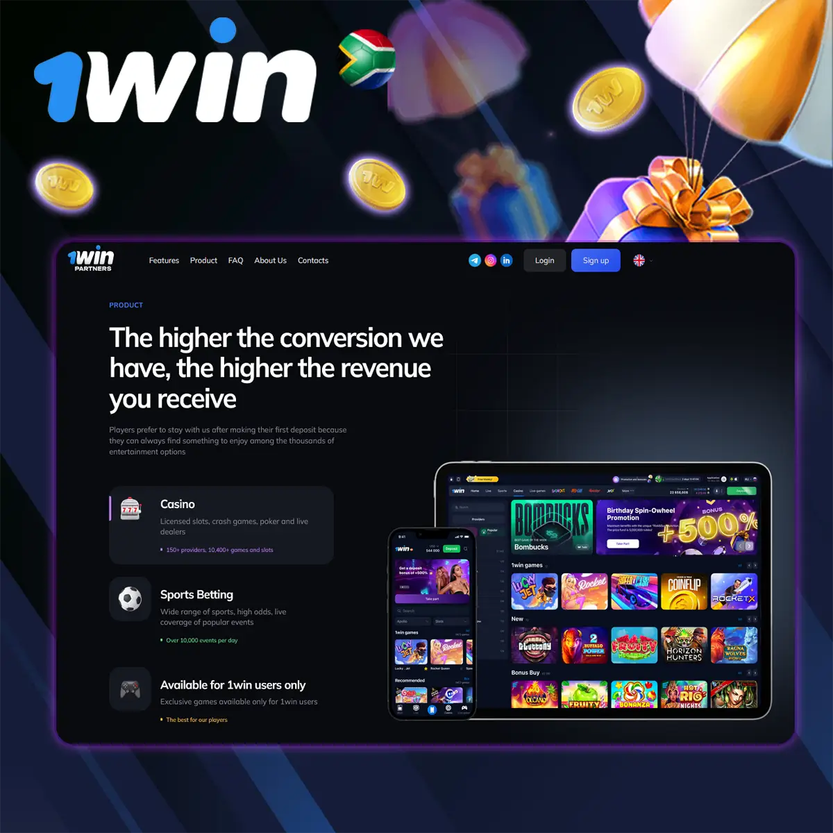 Don't miss the chance to collaborate with 1Win